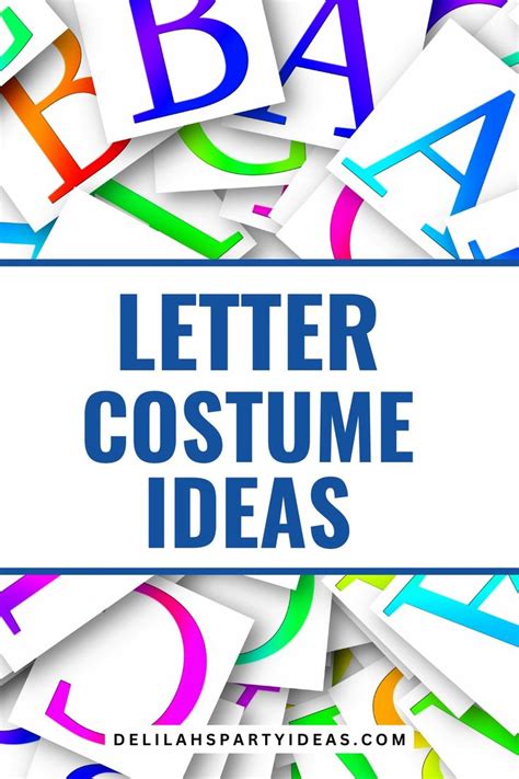 Alphabet Letter Costumes