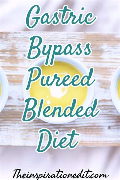 Gastric Bypass And The Pureed Blended Diet Bariatric Recipes Sleeve Liquid Diet Bariatric