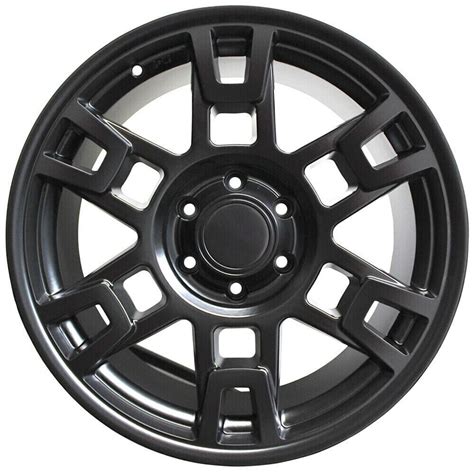 17 Black 17x8 Et5 6x139 7 Off Road Rims Fit Toyota Tacoma 4runner Gx460 Gx470 Ebay