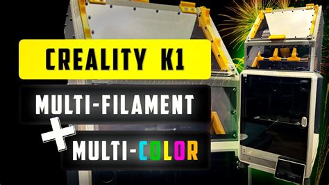 Creality K1 & K1C: Multi-Filament and Multi-Color System Project (MFS) | Drying and Print ...