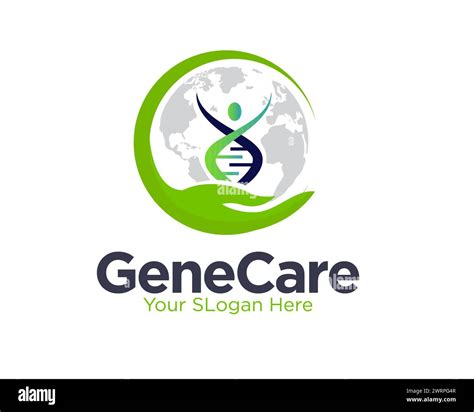 Global Dna Health Care Logo Designs Simple Modern For Health Service