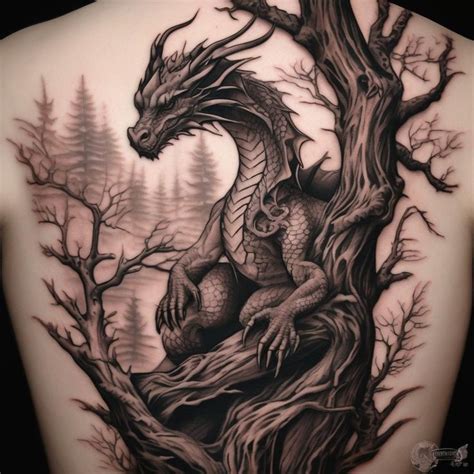 Pin on Dragões in 2024 Cute dragon tattoo Fantasy tattoos Bookish