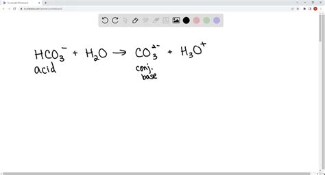 Solved In The Following Reaction Hco Aq Hzo Co Aq H Ot