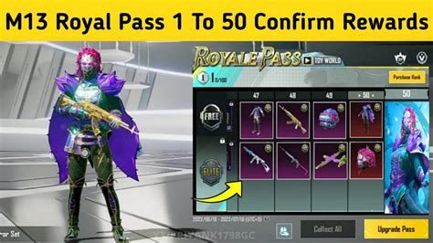 Finally Month 13 Royal Pass 1 To 50 Confirm Rewards Leaks Is Here M13