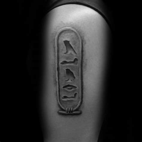 30 Hieroglyphics Tattoo Designs For Men - Ancient Egyptian Ink Ideas