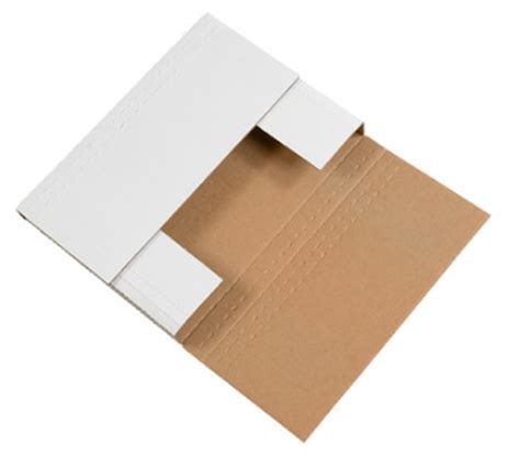 11 X 8 1 2 X 3 White Easy Fold Mailers 50 Bundle