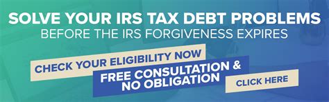 Tax Debt Relief Irs Forgiveness Program Ideal Tax