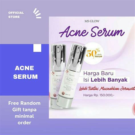 Jual Ms Glow Serum Acne Night Cream Krim Gel Khusus Jerawat Komedo