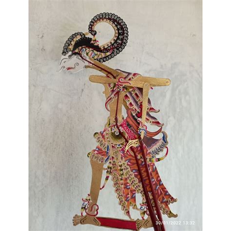 Jual Lesmana Wayang Kulit Sapi Asli Alusan Ukuran Standar Dalang By