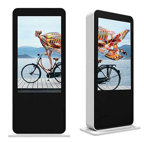 Inch Outdoor Hd Floor Stand Lcd Display Digital Signage Advertising