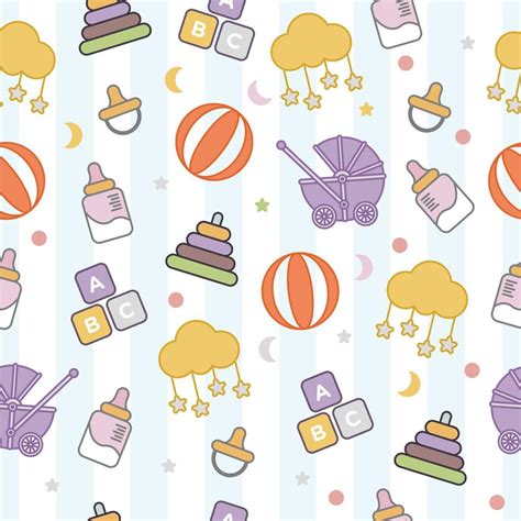 baby theme vector art icons  graphics