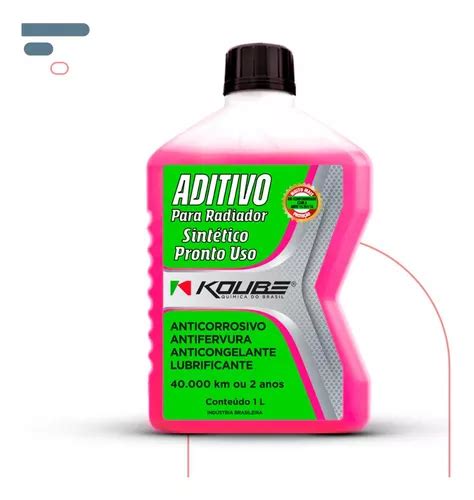 Aditivo Radiador Sintético Pronto P Uso Flex diesel 1l Rosa