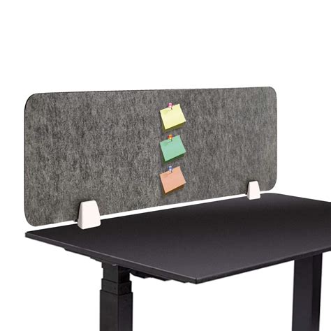 Buy MYOYAY Acoustic Desk Divider 40x12in Desktop Mounted Privacy