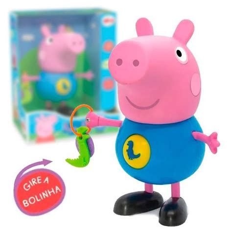 Boneco George Atividades Peppa Pig Elka Bonecos Magazine Luiza