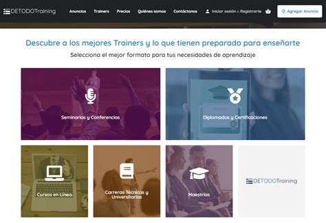 ARGOsoft Group Proyectos Desarrollo Sitio Web Detodotraining