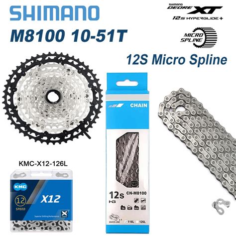 Shimano Cassette De Velocidades Deore Xt M T Mtb Pi N Micro