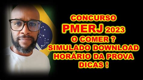 Concurso Pmerj Soldado O Que Comer Abertura Dos Port Es