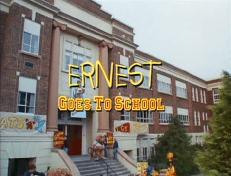 Ernest Goes to School (1994) — Art of the Title