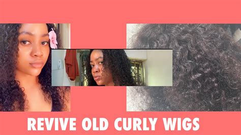 How To Revive Your Old Curly Wigs Bring Back The Curls Sandra Narh 🇬🇭 Youtuber Youtube