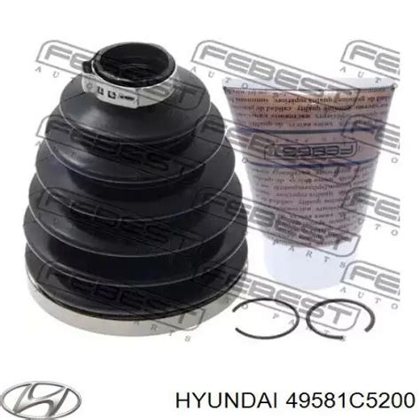 49581C5200 Hyundai Kia fuelle árbol de transmisión exterior derecho