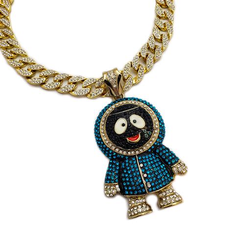 Buy Hip Hop Large Brick Squad Eskimo Pendant Iced Cuban Choker