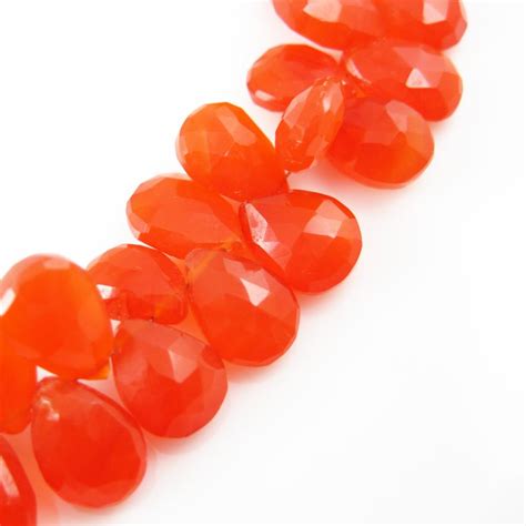 Semiprecious Gemstone Beads Gemstone Bead Faceted Pear Shape