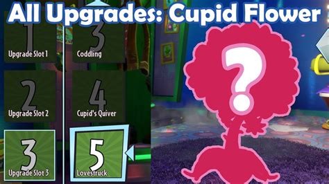 All Upgrades Cupid Flower Loads Of Variants Pvz Gw Mod Youtube