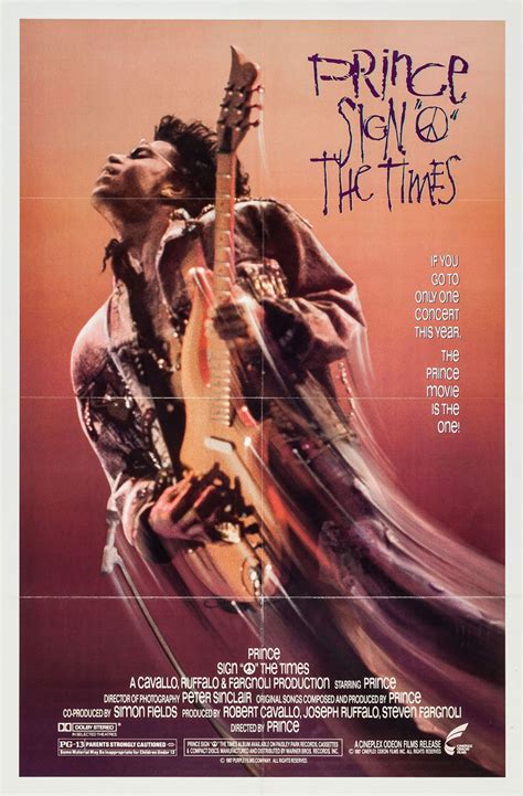 Prince - Sign o' the Times — Cult Projections