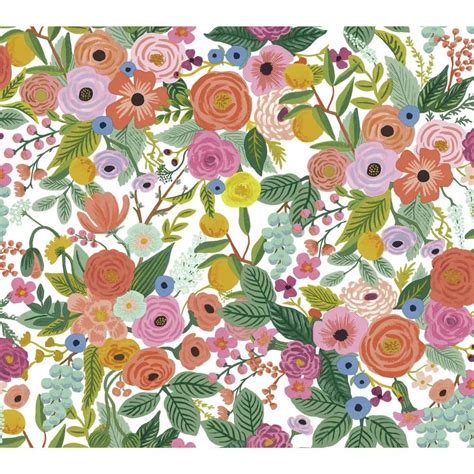 Rifle Paper Co 45 Sq Ft Garden Party Premium Peel And Stick