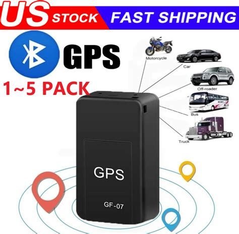 Magnetic Mini Gps Real Time Car Locator Tracker Gsm Gprs Tracking Device Us Gf07 Ebay