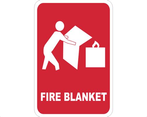 Fire Blanket Sign F1438 National Safety Signs