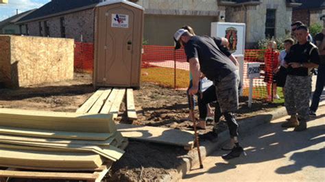 Wounded Marine Gets New Home Filled With Inspiring Messages In League