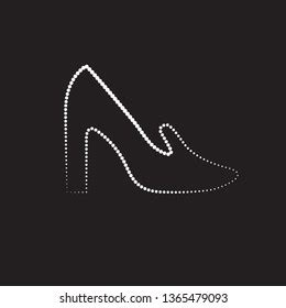 Vector Fashion Illustration Diamond Shoes On Stock Vector (Royalty Free ...