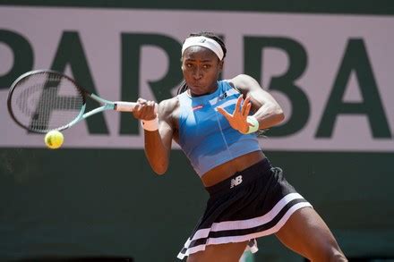 Coco Gauff During Roland Garros 2023 Editorial Stock Photo - Stock ...