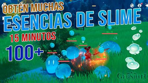 Farmeo Fácil De Slimes Genshin Impact Español YouTube