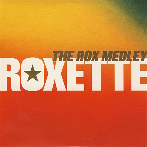 Car Tula Frontal De Roxette The Rox Medley Cd Single Portada