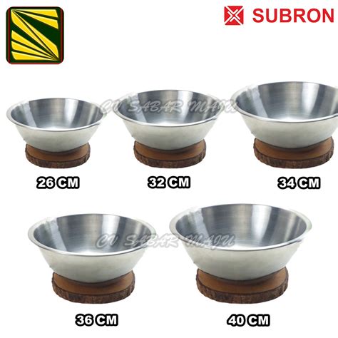 Jual SUBRON Baskom Korea Baskom Stainless Steel Serbaguna Tebal