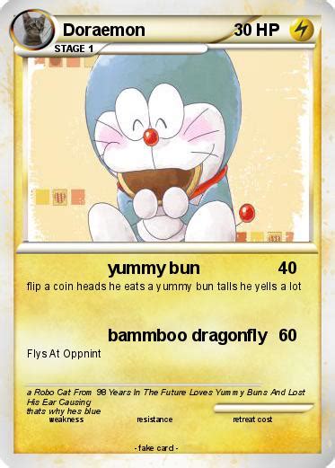 Pokémon Doraemon 68 68 Yummy Bun My Pokemon Card