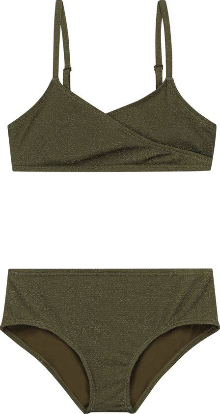 SHIWI Pip Meisjes Bikini Groen Maat 128 Bol