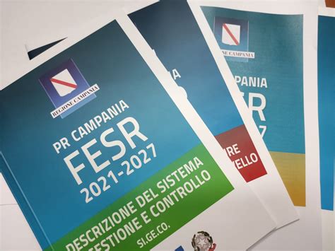 PR Campania FESR 21 27 Disponibile La Manualistica Europa Campania