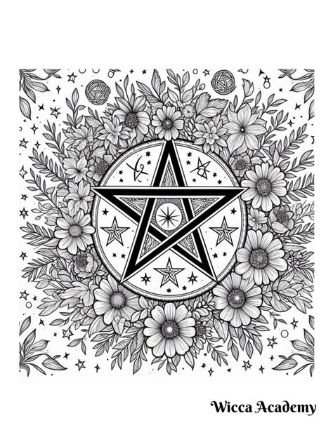 Coloring Pages Wicca Academy