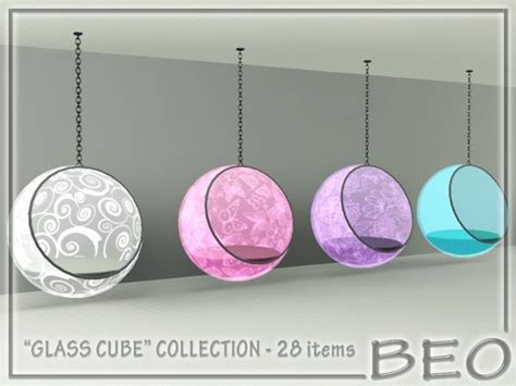 The Sims Resource Futuristic Seat Glass Cube Collection