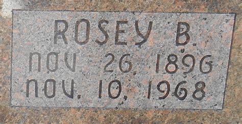 Rosey Belle Ebarb Proffitt 1896 1968 Find A Grave Memorial