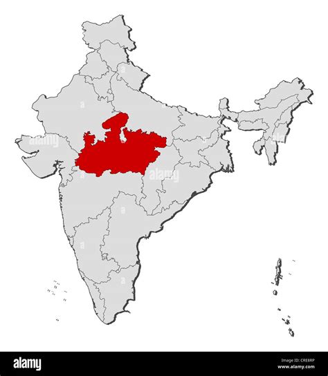 Madhya Pradesh India Map