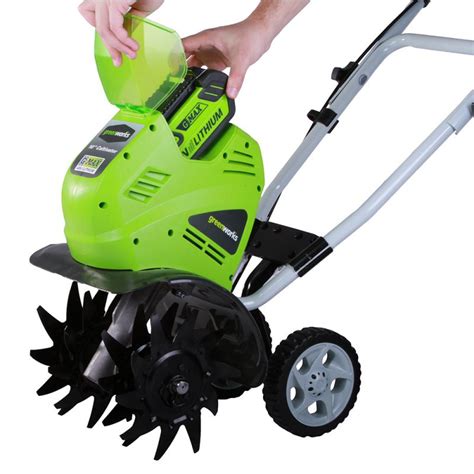 GREENWORKS G40TL 40V CORDLESS TILLER CULTIVATOR Ngee Hin Machinery