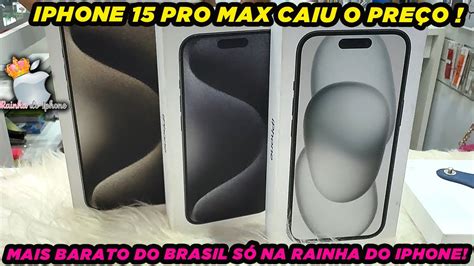 Iphone Pro Max Caiu O Pre O Mais Barato Da Santa Efig Nia Rainha