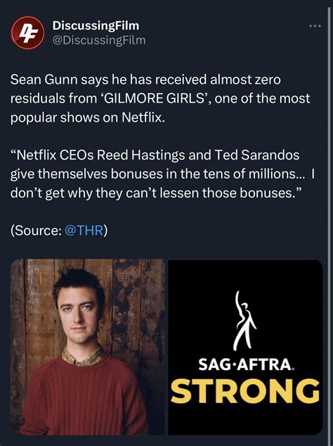 Sean Gunn Gilmore Girls Residuals : r/GilmoreGirls