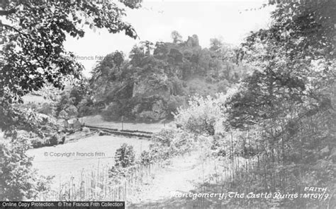 Photo of Montgomery, The Castle Ruins c.1939 - Francis Frith