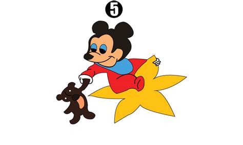 Cute Mickey Mouse Drawing - Step By Step tutorial - Cool Drawing Idea