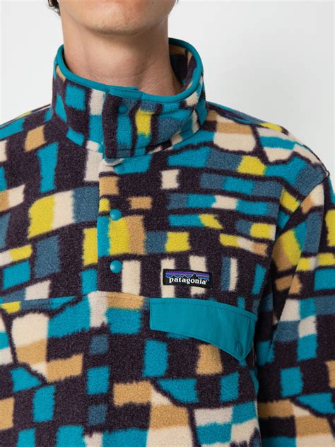 Patagonia Lightweight Synchilla Snap T Fleece Fitz Roy Patchworkbelay